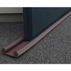 Bourrelet de porte double-Stop 95cm Marron