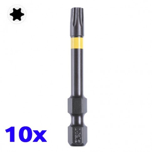Jeu de 10 Embouts à choc Torx T30