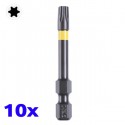 Jeu de 10 Embouts à choc Torx T30