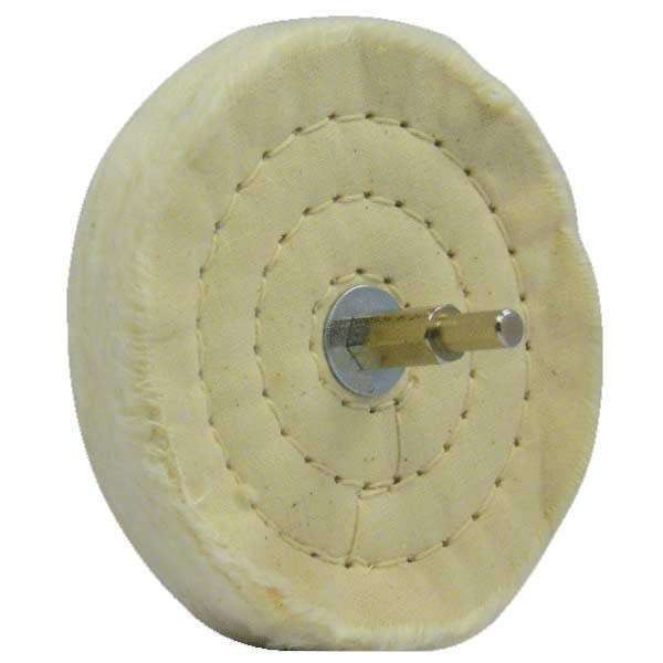 Disque Coton Polissage Métaux LUX METAL DB200 - Pour Aluminium Acier Cuivre Laiton