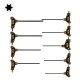 Jeu de 9 tournevis en T TORX T10-T50 VOREL