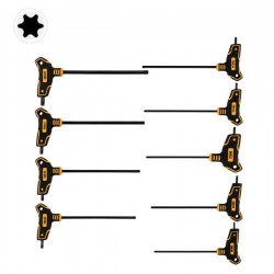 Jeu de 9 tournevis en T TORX T10-T50 VOREL