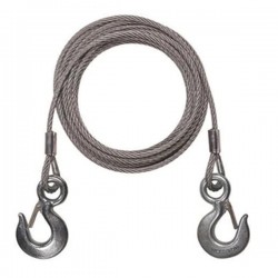 Câble de remorquage métallique 12mmx 4 mètres