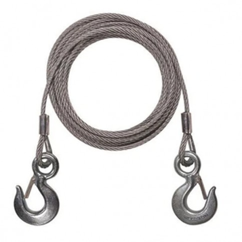 Câble de remorquage métallique 12mmx 4 mètres