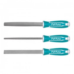 Coffret de 3 limes à bois TOTAL