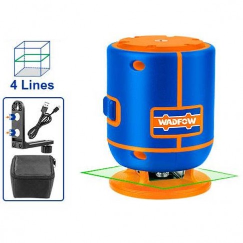 Laser 4 lignes vertes à nivellement automatique WADFOW
