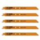Pack de 5 lames de scie sabre Bois & métal CMT
