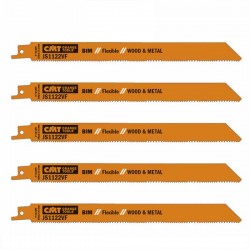 Pack de 5 lames de scie sabre Bois & métal CMT
