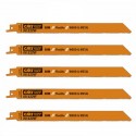 Pack de 5 lames de scie sabre Bois & métal CMT