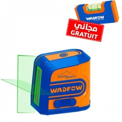 Laser en croix à nivellement automatique lignes vertes WADFOW