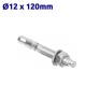 Goujon métallique 12x120mm WADFOW