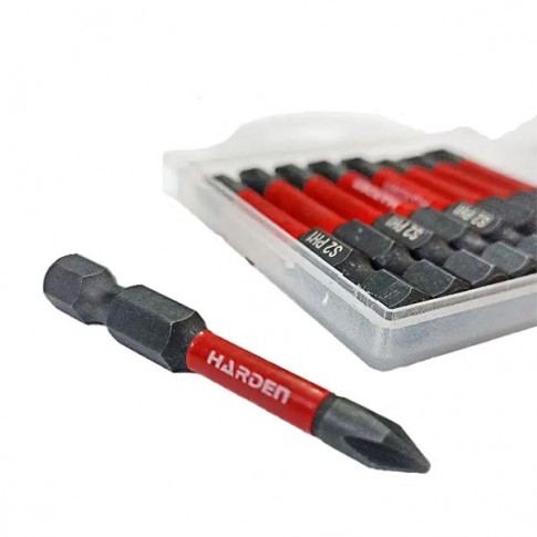 Jeu de 10 embouts de vissage PH1 HARDEN