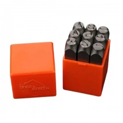 Jeu de 9 poinçons chiffres en acier 8mm HARDEN
