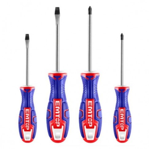 Jeu de 4 tournevis Français et Américains EMTOP