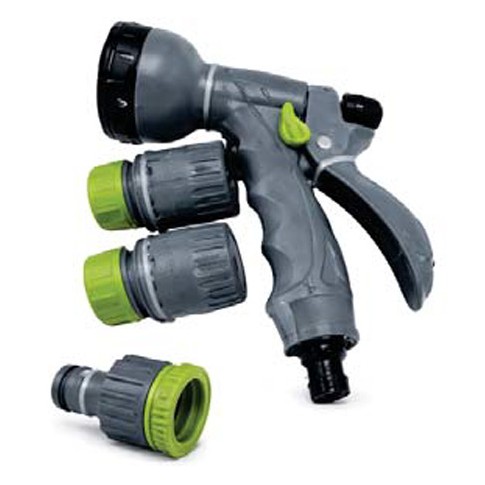Pack Pistolet d'arrosage et 3 raccords 1/2" AIFA 2803