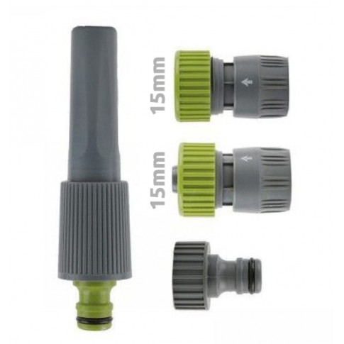  Pack Lance d'arrosage et 3 raccords 1/2" AIFA 2010
