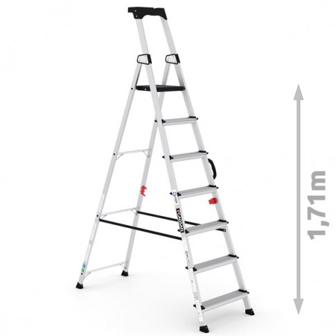 Escabeau Aluminium 7 marches Professionnel CAGSAN