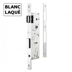 Serrure à encastrer pour porte Aluminium BLANC axe 30mm KALE KILIT