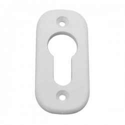 Rosace de porte Blanche IBFM 537B