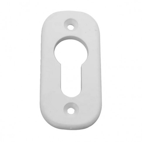 Rosace de porte Blanche IBFM 537B