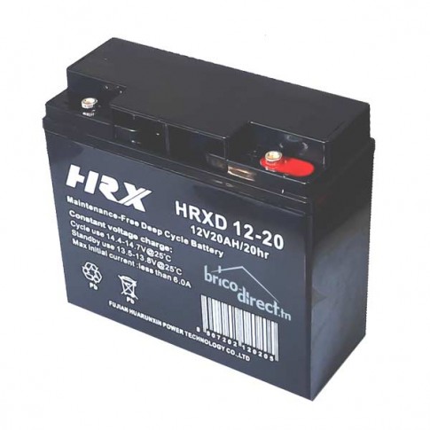 Batterie Plomb Gel cyclique 12V-20Ah HRX