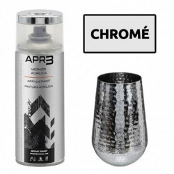 Peinture couleur Métaux Chromé 400ml APR3