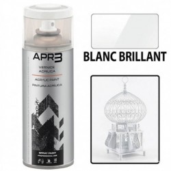 Peinture acrylique RAL 9010 Blanc Brillant 400ml