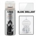Peinture acrylique RAL 9010 Blanc Brillant 400ml APR3