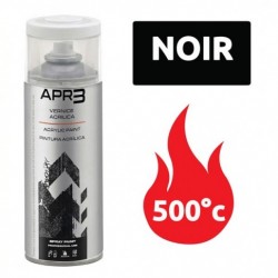 Peinture Hautes Températures Noir 400ml APR3