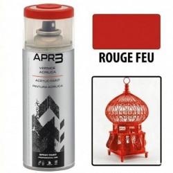 Peinture acrylique RAL 3000 Rouge feu 400ml