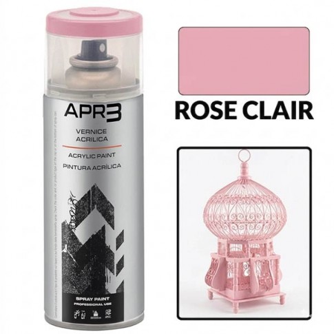 Peinture acrylique RAL 3015 Rose Clair 400ml