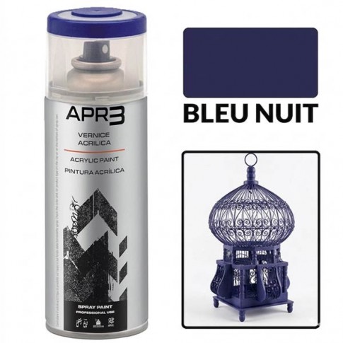 Peinture acrylique RAL 5022 Bleu Nuit 400ml APR3