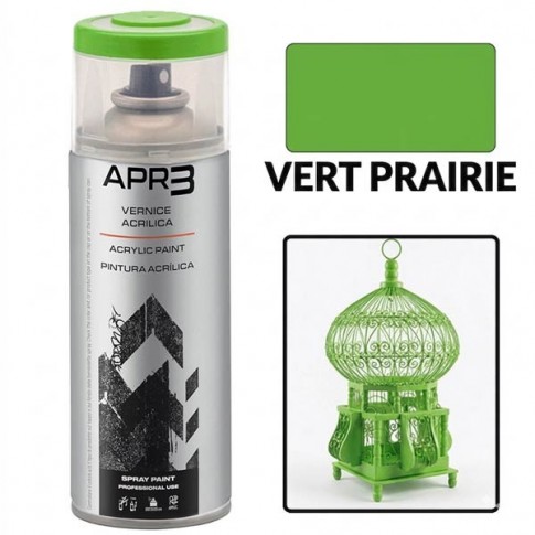 Peinture acrylique RAL 6018 Vert prairie 400ml
