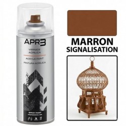 Peinture acrylique RAL 8002 Marron Signalisation 400ml APR3