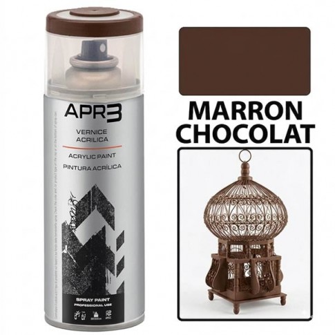 Peinture acrylique RAL 8017 Marron Chocolat 400ml APR3
