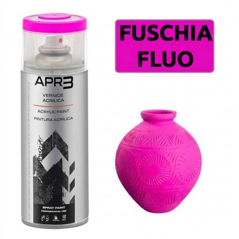 Peinture Fluorescente Fuschia 400ml APR3
