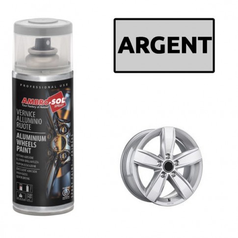 Peinture Jantes Argent 400ml AMBRO-SOL