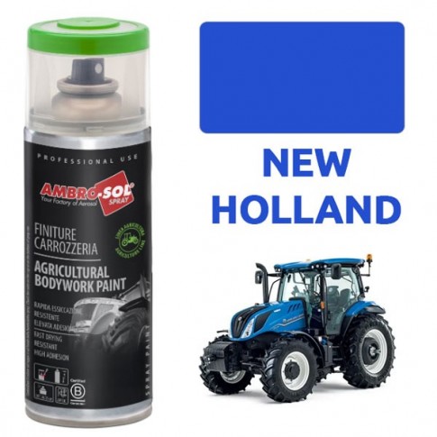 Peinture de finition Engins Bleu New Holland 400ml AMBRO-SOL
