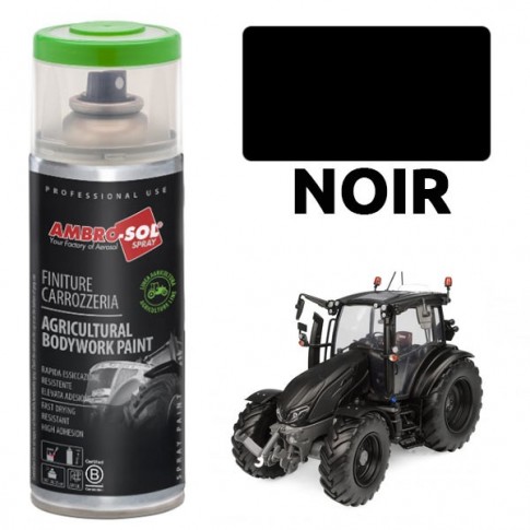 Peinture de finition Engins Noir 400ml AMBRO-SOL
