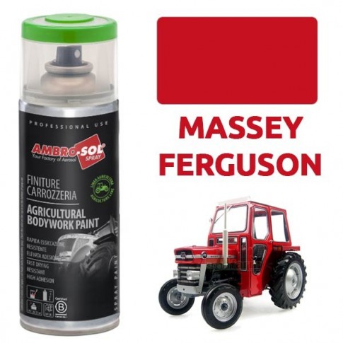 Peinture de finition Engins Rouge Massey Ferguson 400ml AMBRO-SOL