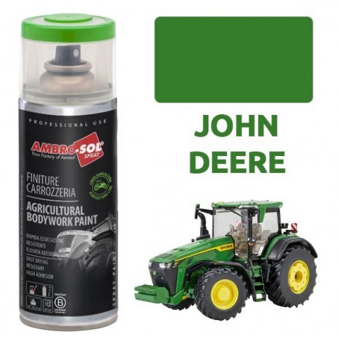 Peinture de finition Engins Vert John Deere 400ml AMBRO-SOL