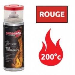 Peinture Hautes Températures Rouge Brillant 400ml AMBRO-SOL
