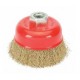 Brosse métallique pour meule à disques