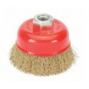 Brosse métallique 75mm pour meule à disques