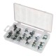 Coffret de 30 colliers de serrage à vis YATO