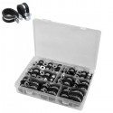 Coffret de 52 colliers de fixation isophoniques en P en Inox YATO