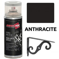 Peinture effet fer forgé couleur Anthracite 400ml AMBRO-SOL