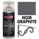 Peinture effet fer forgé couleur Noir graphite 400ml AMBRO-SOL
