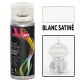 Peinture acrylique RAL 9010 Blanc satiné 400ml APR3