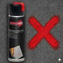 Peinture de traçage de chantier 360° Rouge Fluo 500ml AMBRO-SOL